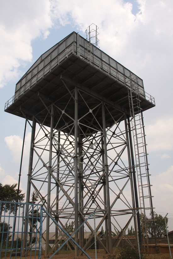 Steel Water Tank Butare Town Water Supply Project, Rwanda